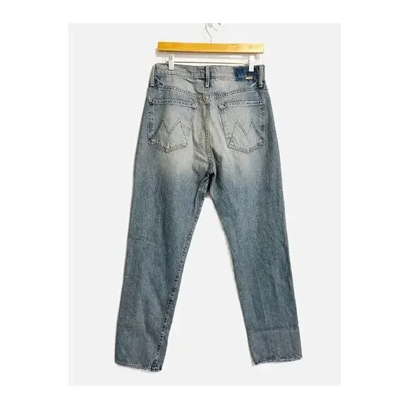 MOTHER The Huffy Skimp High Waist Straight Jeans Hotter on the Other Side 30 - Picture 3 of 12